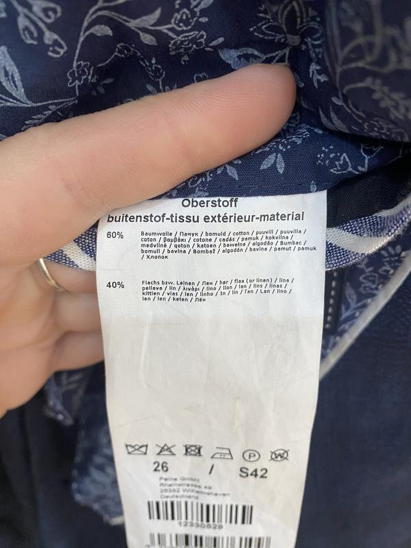 Herren Barutti Sakko Marineblau 42 / XL / 50