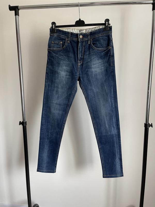 Uomo Pull&Bear Jeans Blu Navy 30 / S / 44