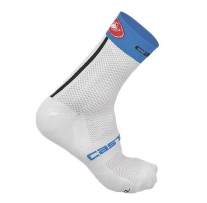 Homme Castelli Chaussettes Blanches