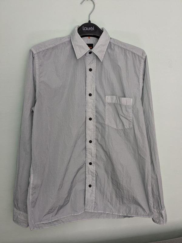 Damen Hugo Boss Hemd Silber Polyamid 36 / S / 44