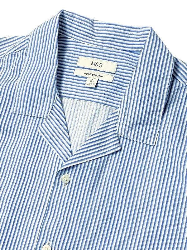 Herren Marks & Spencer T-Shirt Weiß Baumwolle 40