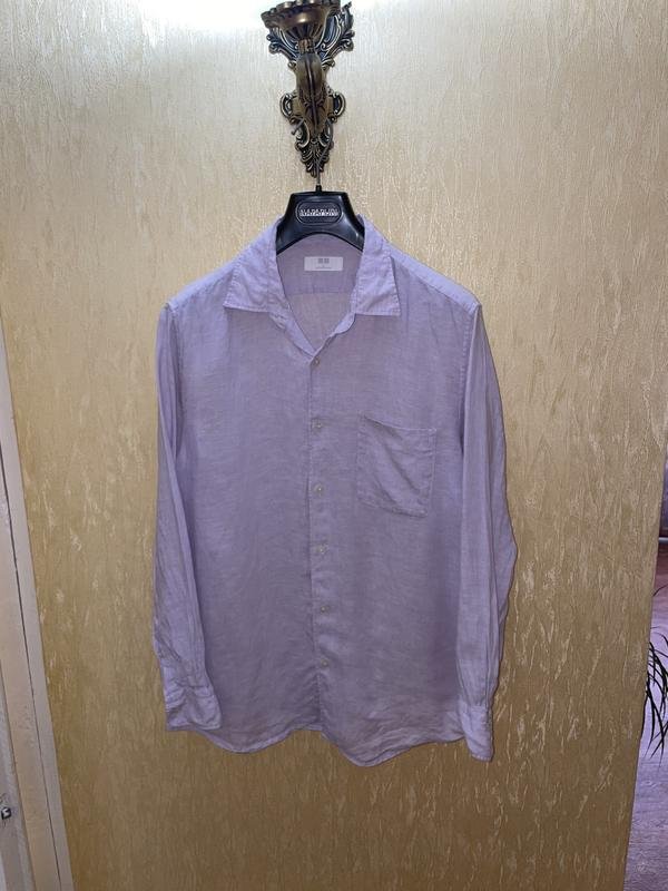 Homme Uniqlo Chemise Lilas 40 /L / 48
