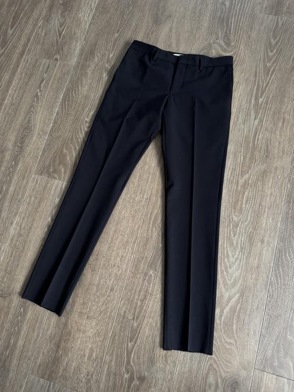 Men Mulberry Trousers Navy Polyester 32 / M / 46