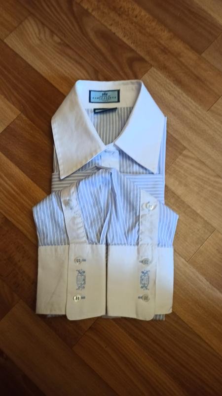Women Hawes & Curtis Shirt White Cotton XS