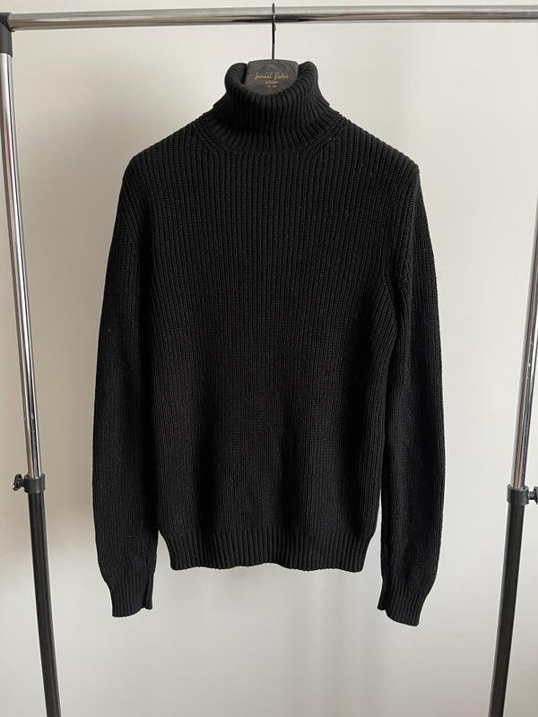 Homme Primark Pull Col Roulé Noir 36 / S / 44