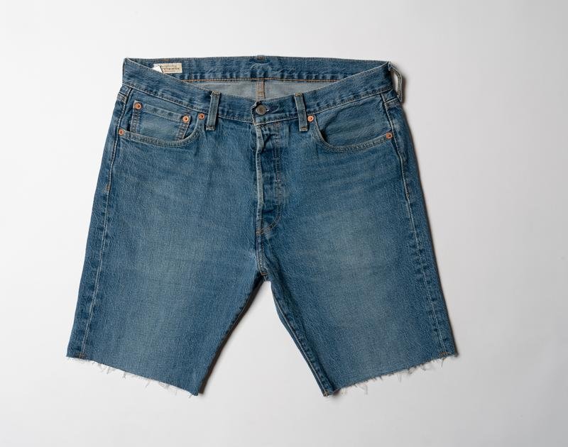 Homme Levi's Shorts Bleu Marine Coton 34