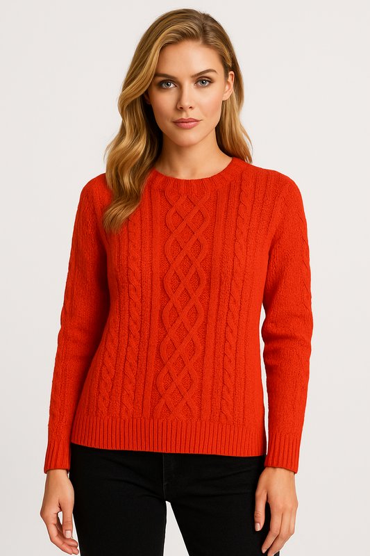Damen Lauren Ralph Lauren Pullover Rot Nylon 38 /