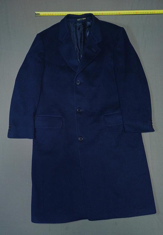 Homme Simon's Copley Square Manteau Noir Laine