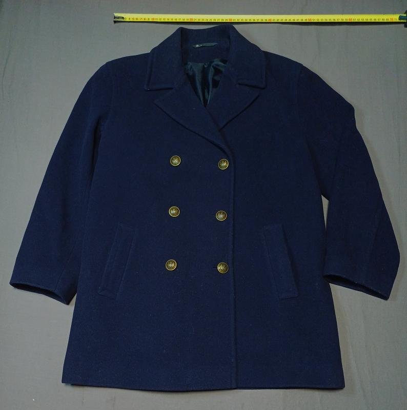 Women BHS Coat Black Wool 38 / M / 46