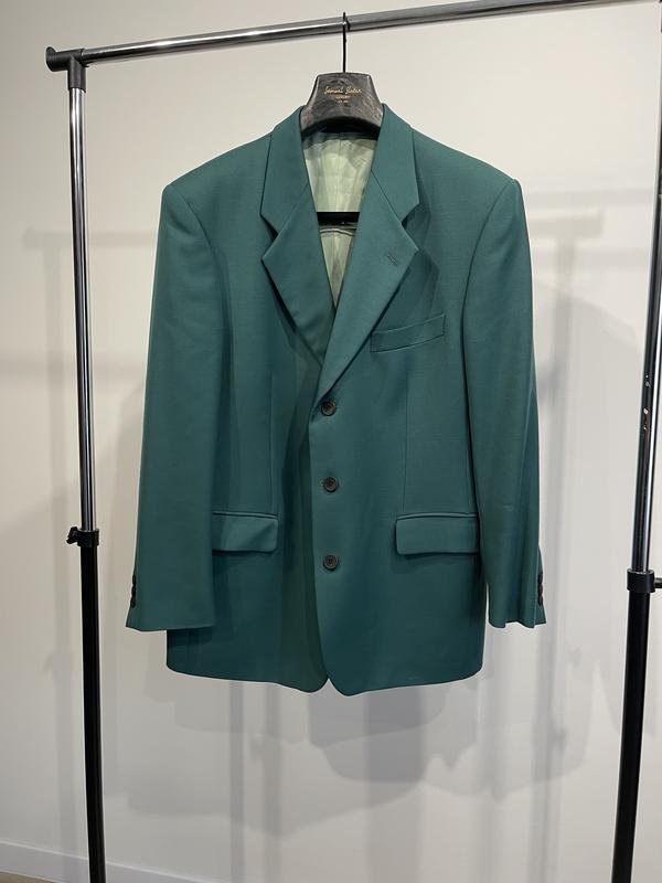 Мужской Louis Féraud Пиджак Зелёный Шерсть 40 /L /