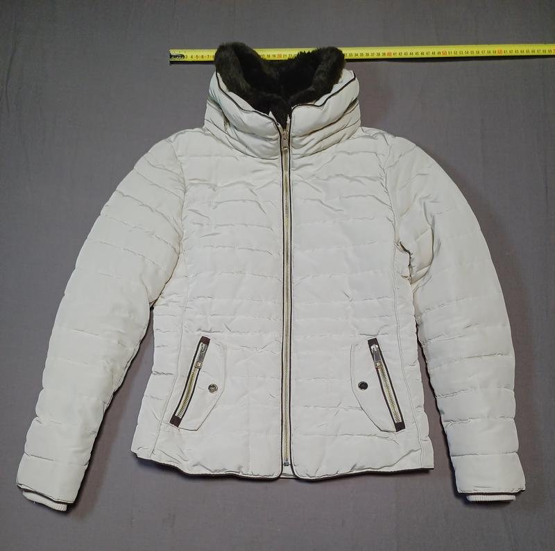 Damen M&S Jacke Silber Polyester 36