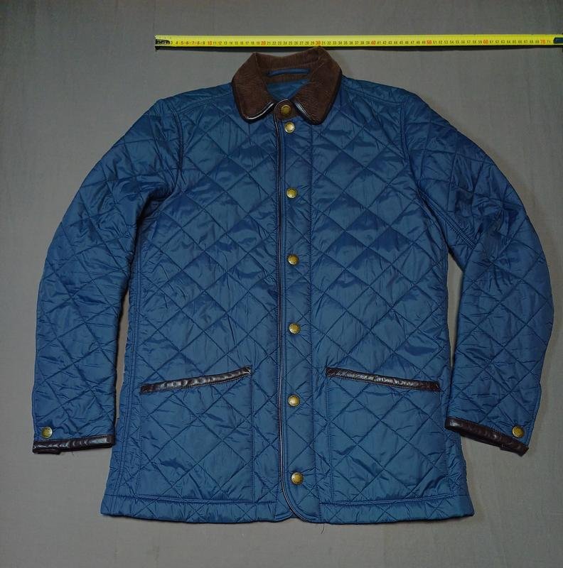 Herren Viyella Jacke Marineblau Nylon 36 / S / 44