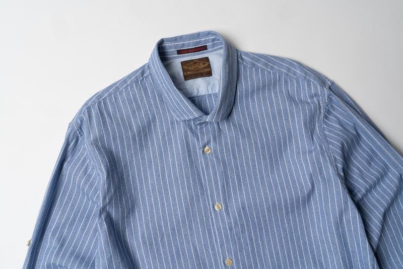 Мужской Scotch&Soda Рубашка Тёмно-синий Хлопок 40