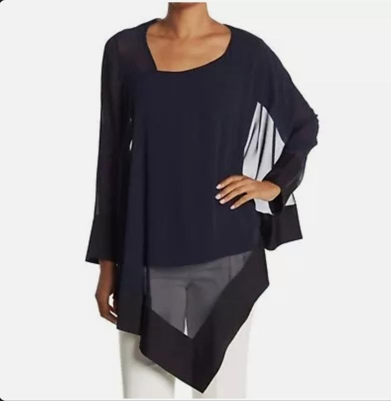 Damen Karen Millen Hemd Schwarz Seide 38 / M / 46