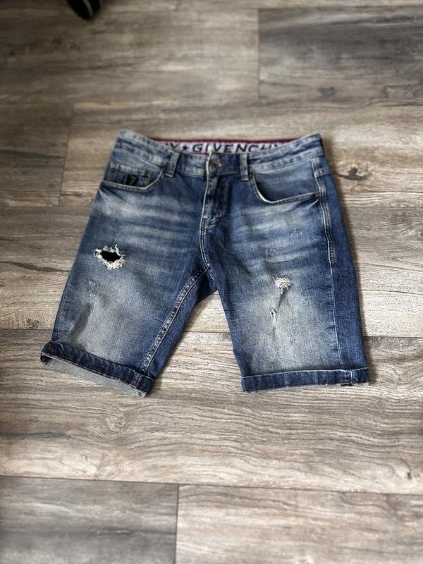 Herren Givenchy Shorts Marineblau Denim 30