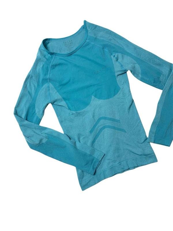 Donna Falke Maglia Termica Blu Nylon 36 / S / 44