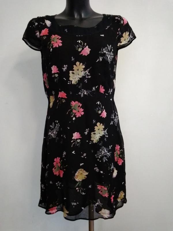 Women Monsoon Dress Black Polyester 38 / M / 46