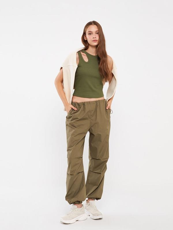 Donna Carhartt WIP Pantaloni Cargo Marrone Nylon