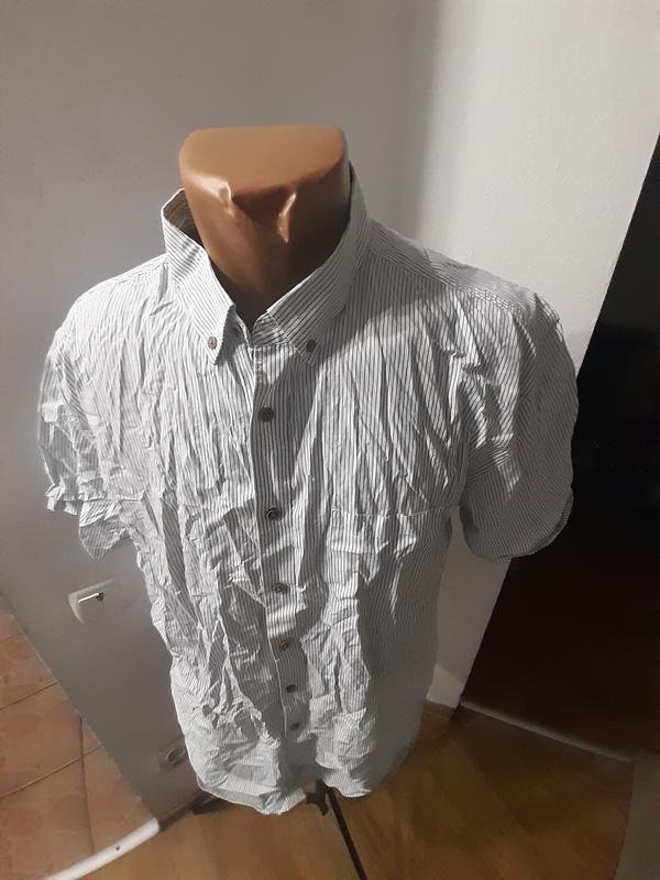 Мужская Barker Рубашка Белая Хлопок 42 / XL / 50