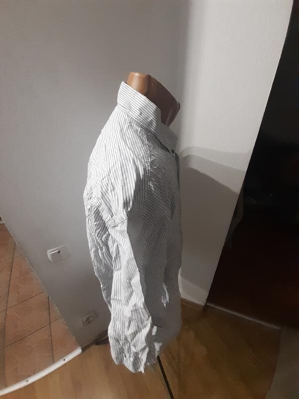 Мужская Barker Рубашка Белая Хлопок 42 / XL / 50