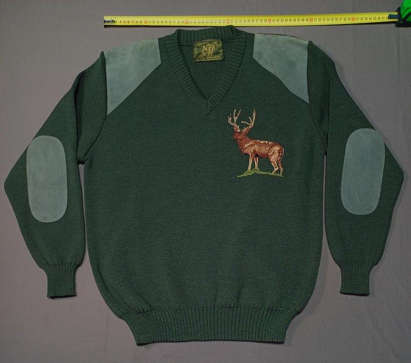 Мужской Niffi Свитер Чёрный Шерсть 40 /L / 48