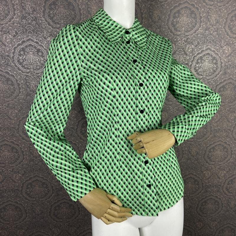 Women Whistles Shirt Green Cotton 34