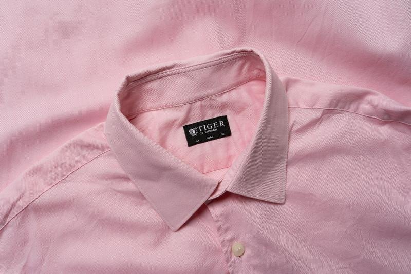 Uomo Tiger Of Sweden Camicia Rosa Cotone 38 / M /