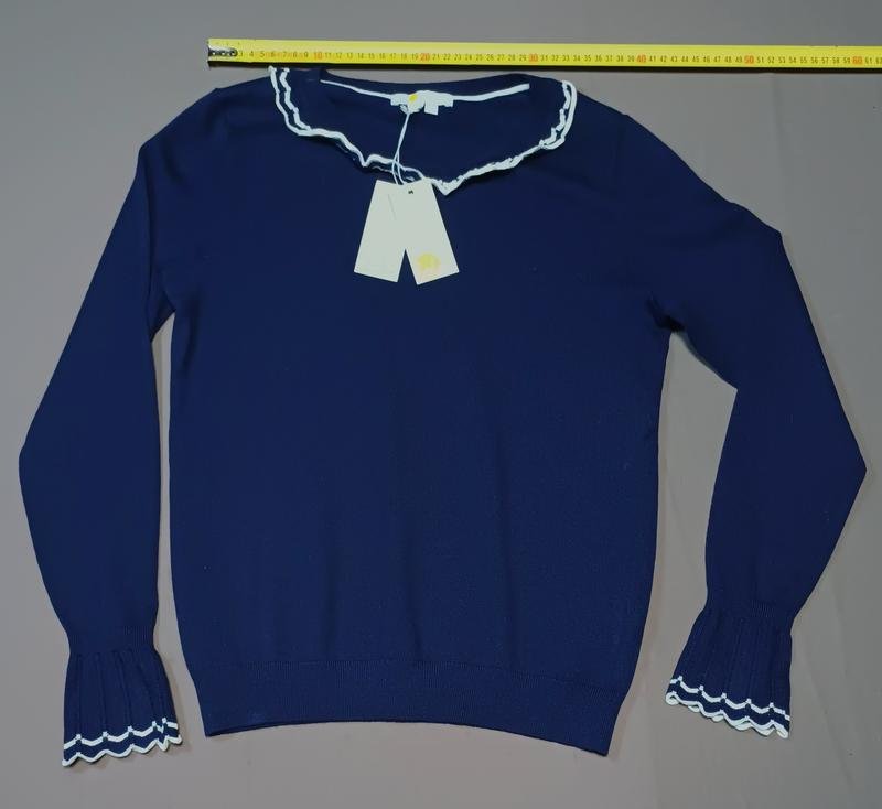 Damen Boden Pullover Marineblau Kaschmir 38 / M /