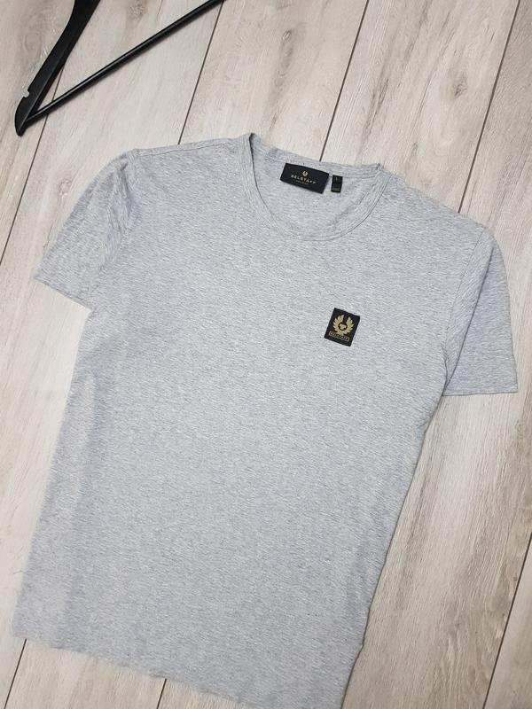 Men Belstaff T-Shirt Grey 40 /L / 48