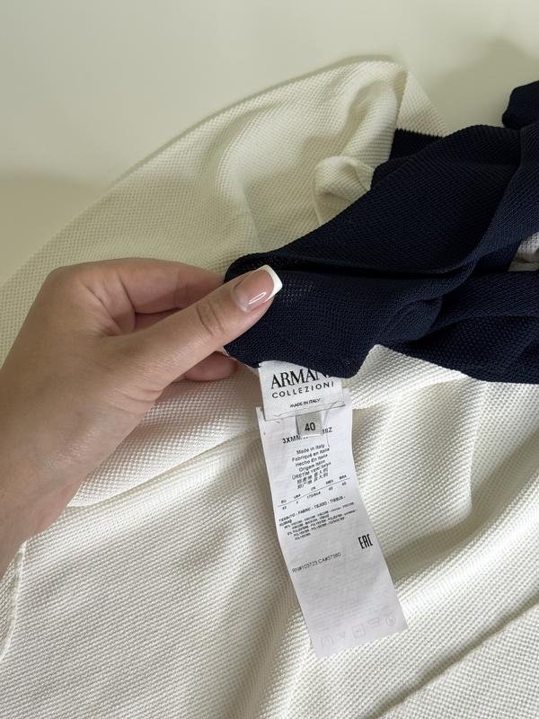 Мужской Armani Collezioni Свитер Белый 38 / M / 46