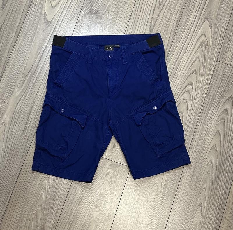 Men Armani Exchange Cargo Shorts Navy 32