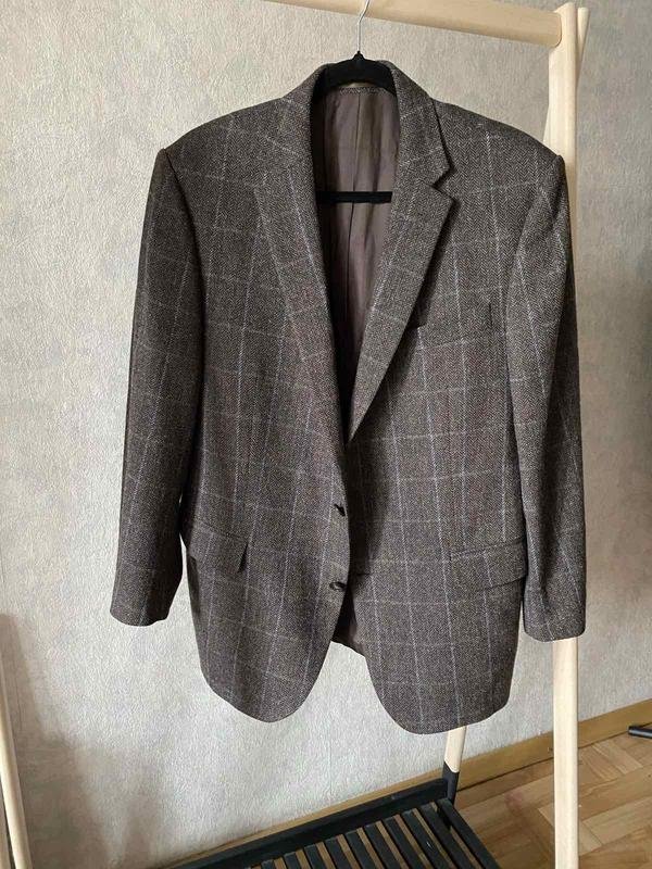 Damen Carl Gross Sakko Braun Wolle 38 / M / 46