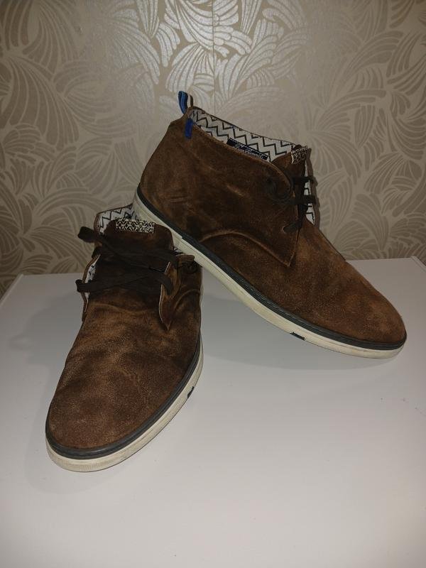 Uomo Floris Van Bommel Stivali Marrone Suede 43