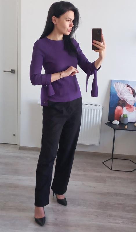 Donna Carolina Herrera Maglione Viola Viscosa 34