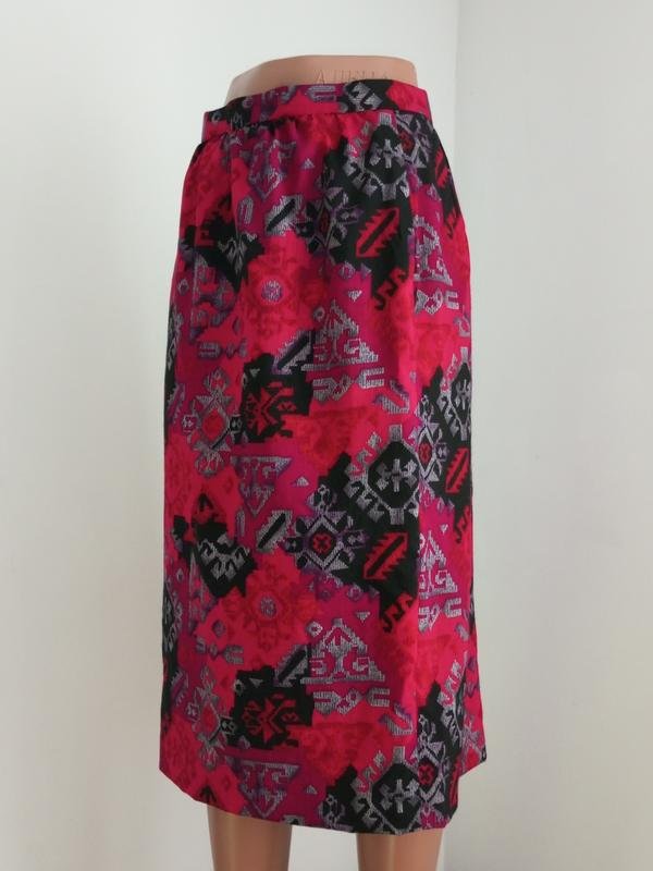Damen Jaeger Kleid Burgunder Viskose 46 / 3XL / 54