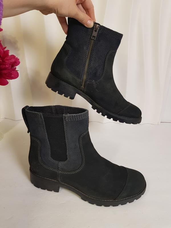 Femme Timberland Bottes Noir Nubuck 38.5