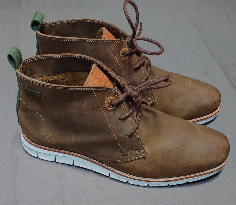 Мужской Barbour Ботинки Коричневый Замша 45