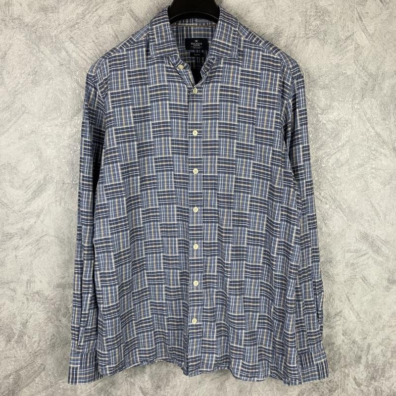 Men Hackett Shirt Navy 44 / XXL / 52