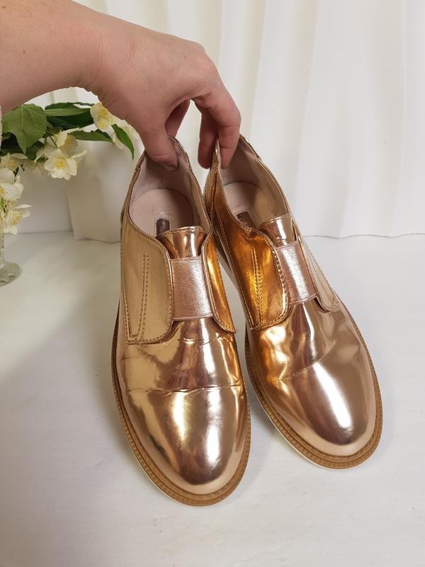 Damen Primark Absatzschuhe Gold Kunstleder 39