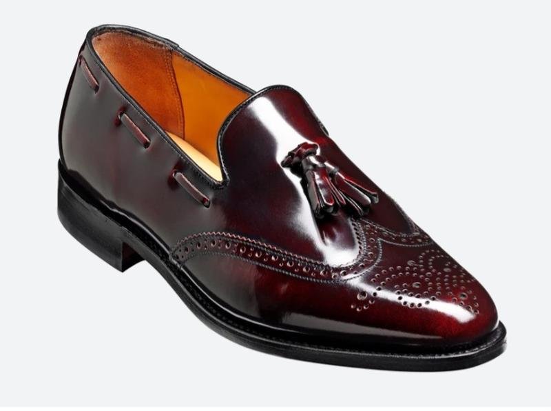 Men Barker Heels Brown Leather 42