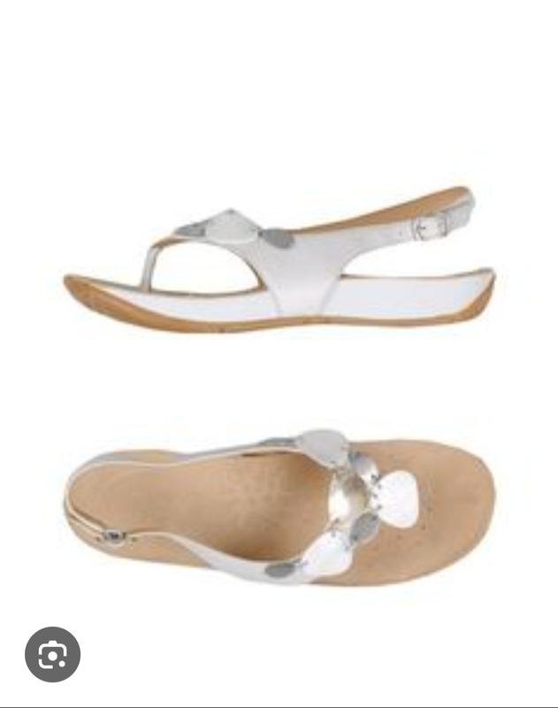 Женские Clarks Сандалии Белые Кожа 36.5