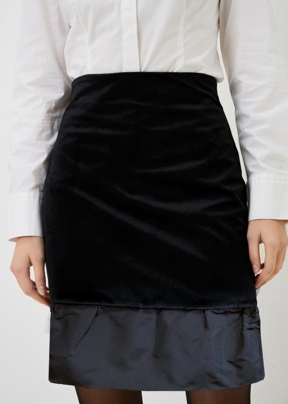 Donna Rochas Gonna Nera Seta 38 / M / 46