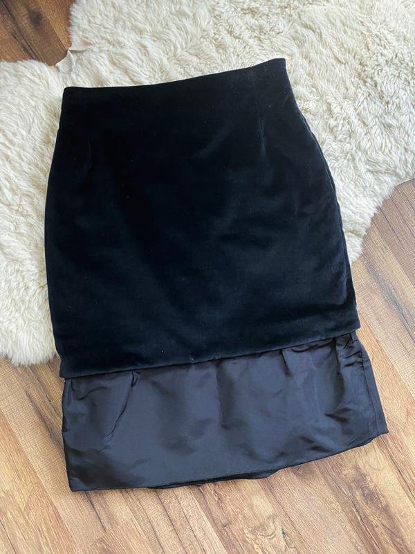 Donna Rochas Gonna Nera Seta 38 / M / 46