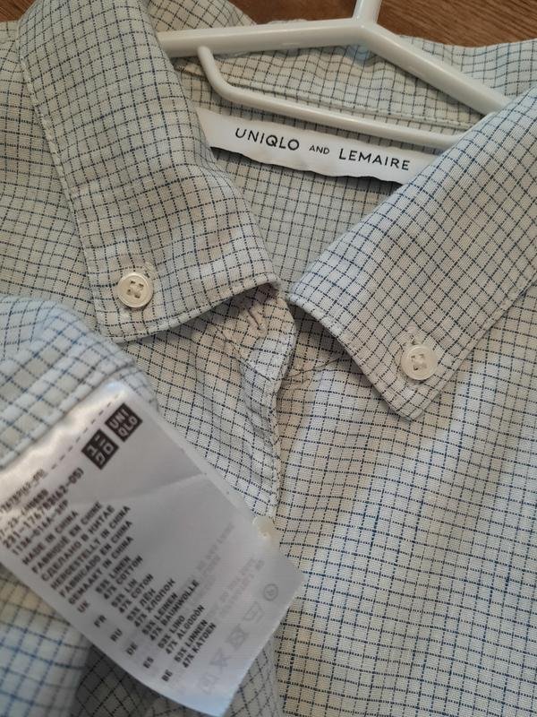 Women Uniqlo Shirt Grey Linen 40 / L / 48