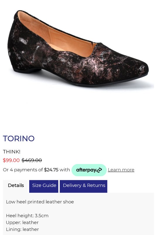 Femme Think! Talons Noir Velours 39