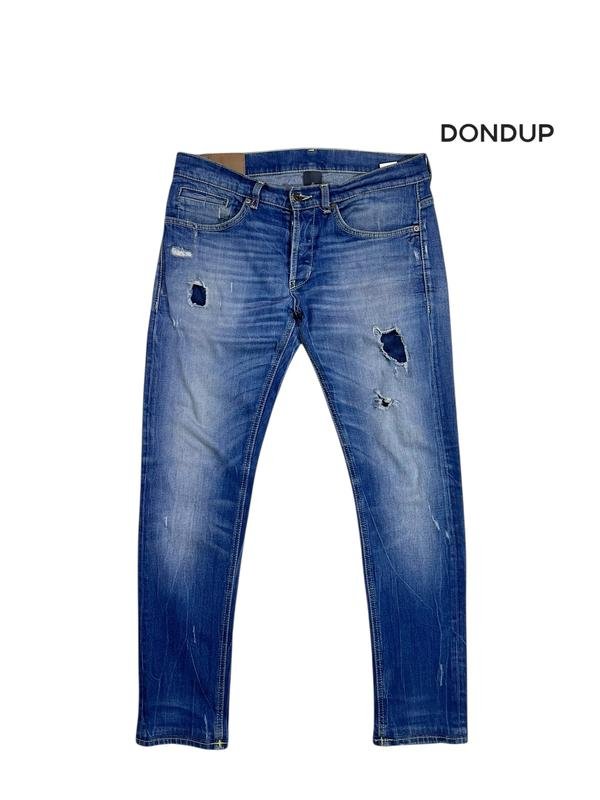 Мужские Dondup Джинсы Темно-синие Деним 30 / S /