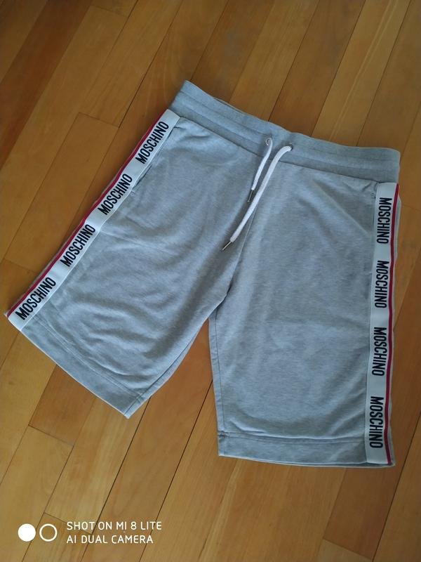 Homme Moschino Shorts Gris Coton 31