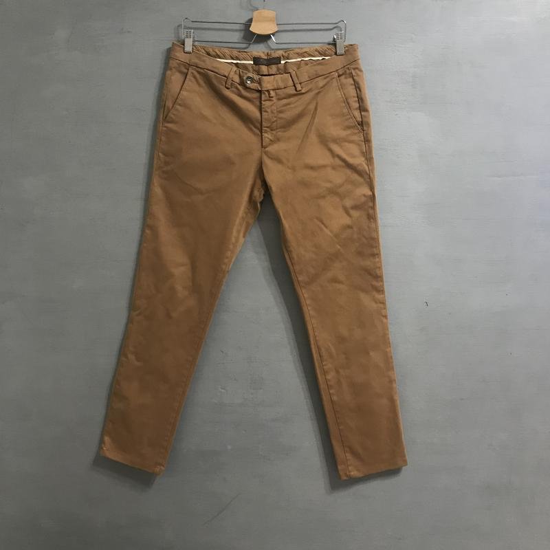 Мужские B SETTECENTO Джинсы Коричневый Хлопок 33 /