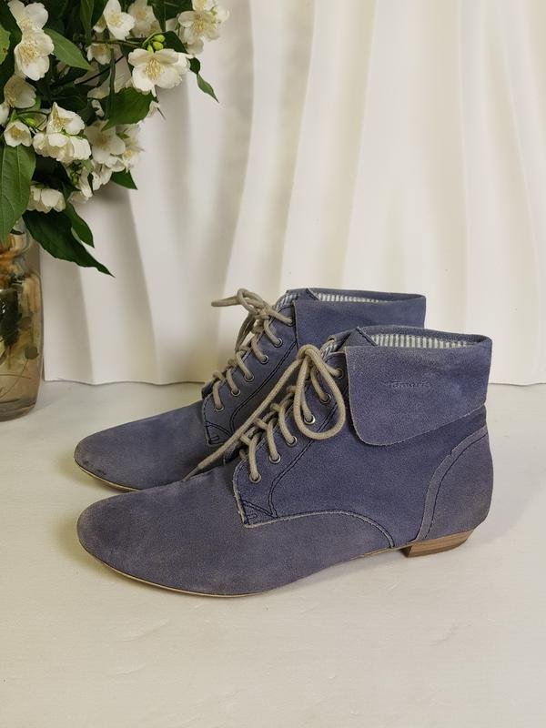 Women Tamaris Boots Navy Suede 41