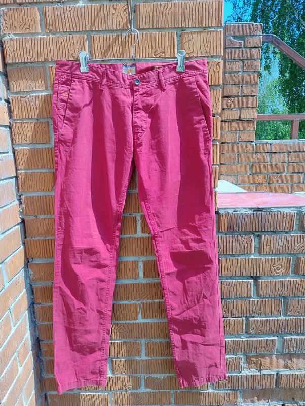 Men BOSS Orange Trousers Burgundy 34 / L / 50